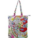 Supersonic Pyramid Protector Angels Double Zip Up Tote Bag View1