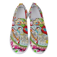 Supersonic Pyramid Protector Angels Women s Slip On Sneakers by chellerayartisans