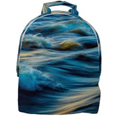 Ocean Waves Mini Full Print Backpack