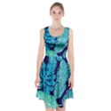 Tropical Greens Leaves Banana Racerback Midi Dress View1