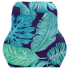 Tropical Greens Leaves Banana Car Seat Back Cushion 