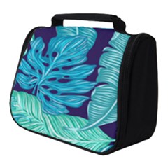 Tropical Greens Leaves Banana Full Print Travel Pouch (small) by Mariart