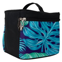 Tropical Greens Leaves Banana Make Up Travel Bag (small)