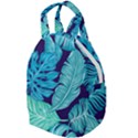 Tropical Greens Leaves Banana Travel Backpacks View1