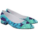 Tropical Greens Leaves Banana Women s Low Heels View3