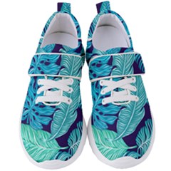 Tropical Greens Leaves Banana Women s Velcro Strap Shoes by Mariart