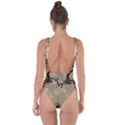 Funny Giraffe With Herats And Butterflies Bring Sexy Back Swimsuit View2