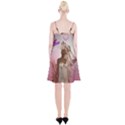 Wonderful Fairy With Feather Hair Spaghetti Strap Velvet Dress View2