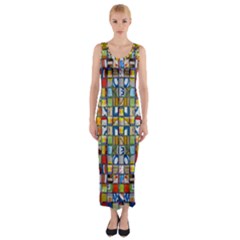 Ml-65 Fitted Maxi Dress by ArtworkByPatrick