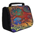 Time Clock Distortion Full Print Travel Pouch (Small) View2