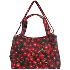 Cherries Jubilee Double Compartment Shoulder Bag by WensdaiAmbrose