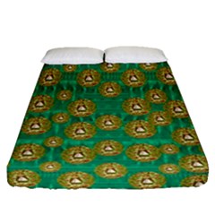 Elf Juice Fitted Sheet (queen Size) by pepitasart