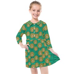 Elf Juice Kids  Quarter Sleeve Shirt Dress by pepitasart