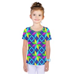 Pattern Star Abstract Background Kids  One Piece Tee