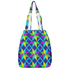 Pattern Star Abstract Background Center Zip Backpack