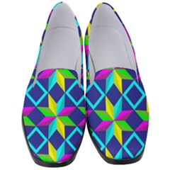 Pattern Star Abstract Background Women s Classic Loafer Heels