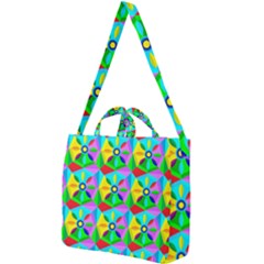 Star Texture Template Design Square Shoulder Tote Bag