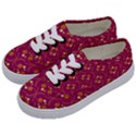 Pattern Wallpaper Seamless Abstract Kids  Classic Low Top Sneakers View2