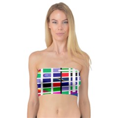 Color Graffiti Pattern Geometric Bandeau Top by Pakrebo