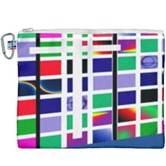 Color Graffiti Pattern Geometric Canvas Cosmetic Bag (xxxl) by Pakrebo