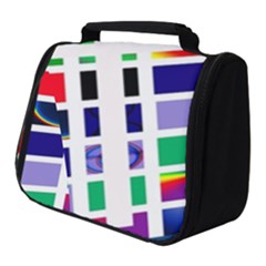 Color Graffiti Pattern Geometric Full Print Travel Pouch (small)