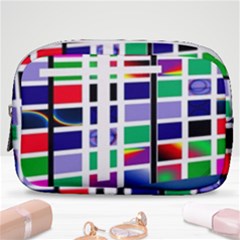 Color Graffiti Pattern Geometric Make Up Pouch (small)