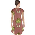 Cactus Pattern Background Texture Cap Sleeve Nightdress View2