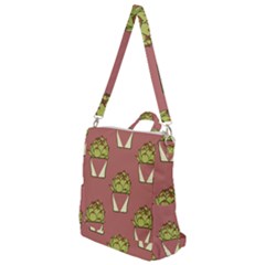 Cactus Pattern Background Texture Crossbody Backpack