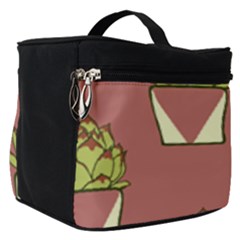 Cactus Pattern Background Texture Make Up Travel Bag (small)