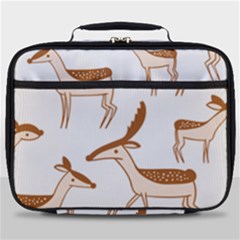 Seamless Deer Pattern Design Full Print Lunch Bag