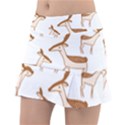 Seamless Deer Pattern Design Tennis Skirt View1