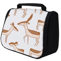 Seamless Deer Pattern Design Full Print Travel Pouch (big)