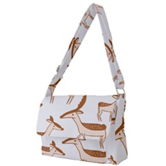 Seamless Deer Pattern Design Full Print Messenger Bag by Pakrebo