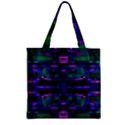 Abstract Pattern Desktop Wallpaper Zipper Grocery Tote Bag View1