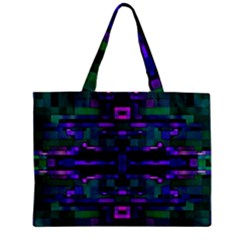 Abstract Pattern Desktop Wallpaper Zipper Mini Tote Bag by Pakrebo