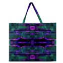 Abstract Pattern Desktop Wallpaper Zipper Large Tote Bag View1