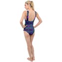 Abstract Pattern Desktop Wallpaper Cross Front Low Back Swimsuit View2