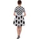 Pattern Beetle Insect Black Grey Sailor Dress View2