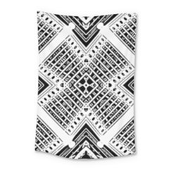 Pattern Tile Repeating Geometric Small Tapestry by Pakrebo