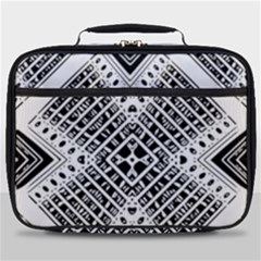 Pattern Tile Repeating Geometric Full Print Lunch Bag by Pakrebo