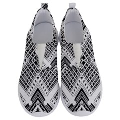 Pattern Tile Repeating Geometric No Lace Lightweight Shoes