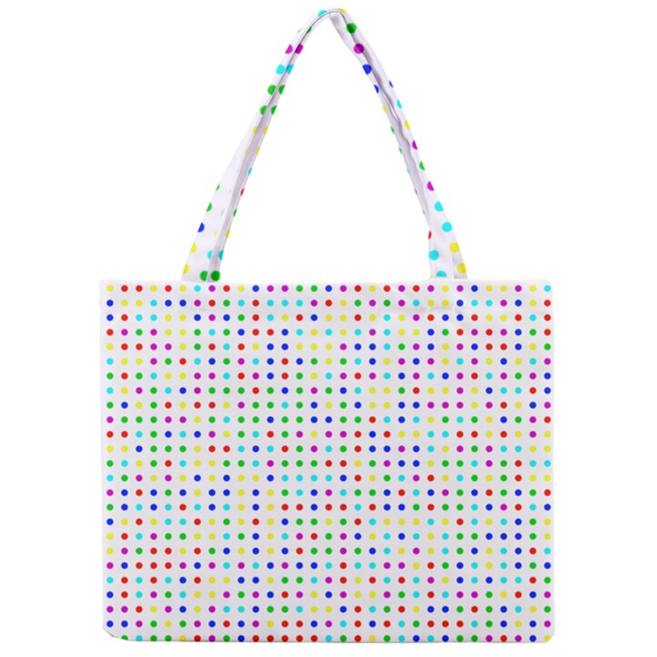 Dots Color Rows Columns Background Mini Tote Bag