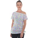 Dots Color Rows Columns Background Tie-Up Tee View1