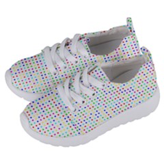 Dots Color Rows Columns Background Kids  Lightweight Sports Shoes by Pakrebo