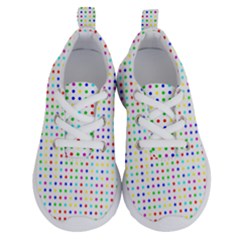 Dots Color Rows Columns Background Running Shoes by Pakrebo