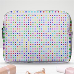 Dots Color Rows Columns Background Make Up Pouch (large)