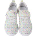 Dots Color Rows Columns Background Men s Velcro Strap Shoes View1