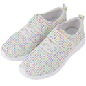 Dots Color Rows Columns Background Men s Velcro Strap Shoes View2