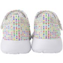 Dots Color Rows Columns Background Men s Velcro Strap Shoes View4