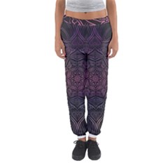 Mandala Neon Symmetric Symmetry Women s Jogger Sweatpants by Pakrebo